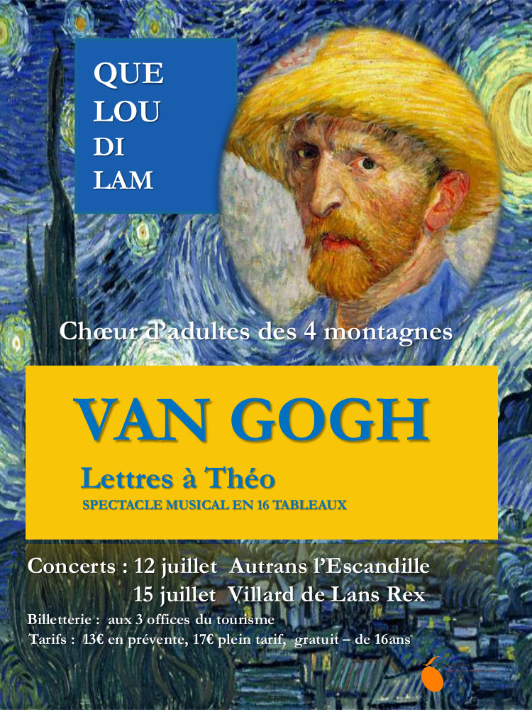 Concert/spectacle autour de Van Gogh